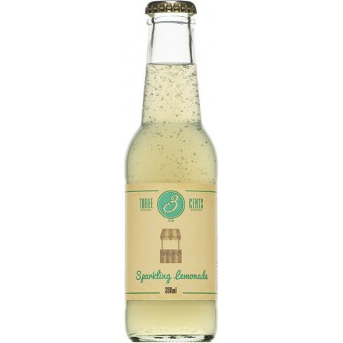 THREE CENTS SPARKLING LEMONADE 200ML